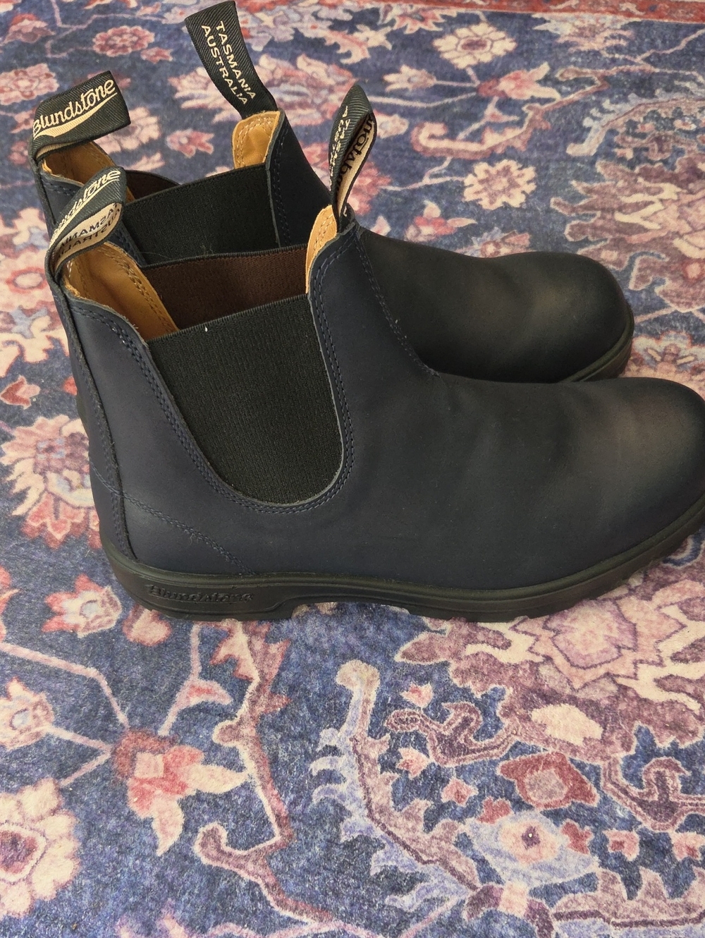 Blundstone Men's Chukka Boots - Navy Black Elastic